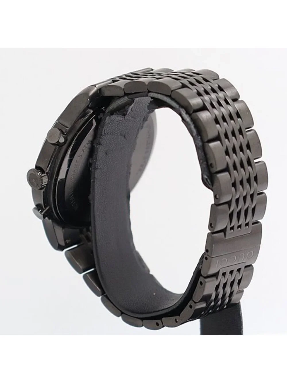 Gucci G-Timeless 126.2 Date Chronograph Black Dial Watch